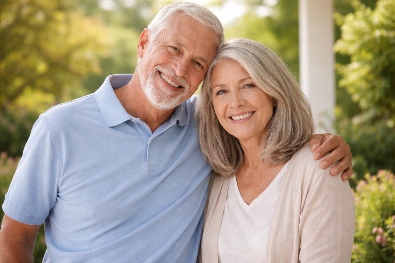 Happy couple enjoying life together